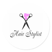 Hair Stylist (Pink/Scissors)