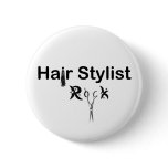HAIR STYLIST ROCK pin