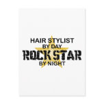 Hair Stylist Rock Star by Night Postcards