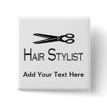 Hair Stylist (Scissors) buttons