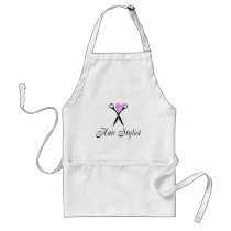Hair Stylist (Scissors/Pink) Apron