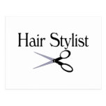 Hair Stylist Scissors Postcard