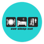 Hair stylist stickers