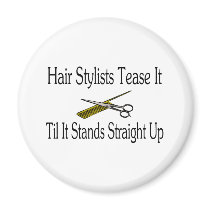 Hair Stylist Tease It Til It Stands Straight Up