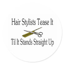 Hair Stylist Tease It Til It Stands Straight Up
