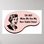 Hair Stylist Voice posters