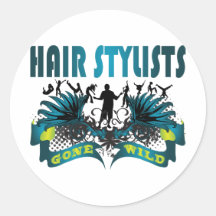 Hair Stylists Gone Wild Stickers