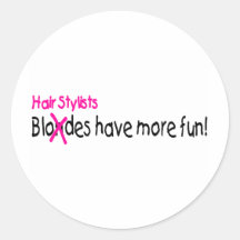 Hair Stylists Have More Fun Sticker