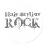 Hair Stylists Rock stickers
