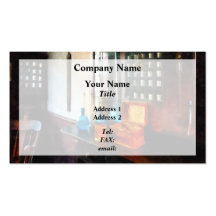 Hair Tonic and Shaving Mugs Business Card Template