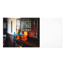 Hair Tonic and Shaving Mugs Photo Card