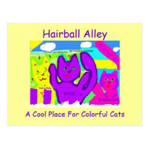 Hairball Alley Post Card