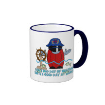 HairBall Skipper Sinking Coffee Mugs