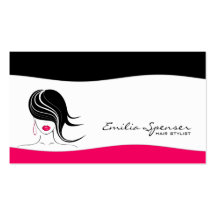 Haircut stylist business card