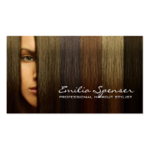 Haircut stylist business card