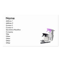 HaircutSprayBottle060910Shadows, Name, Address ... Business Card