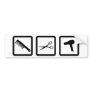 haircutter gear bumper sticker