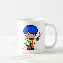 Hairdresser Boy Mugs