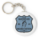 Hairdresser Obama Nation keychains
