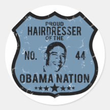 Hairdresser Obama Nation Stickers