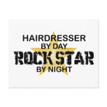 Hairdresser Rock Star by Night
