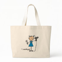 Hairdresser Stick Figure Bag