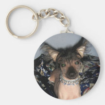 Hairless Chinese Crested Key Chains