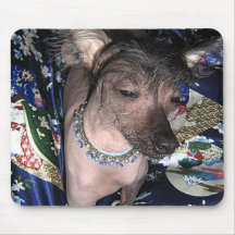 Hairless Chinese Crested Mouse Pads