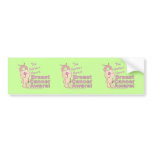 Hairless Hare is Breast Cancer Aware bumper stickers