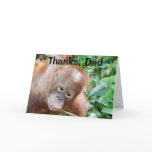 Hairline and Baldness Humor For Father From Son Greeting Card