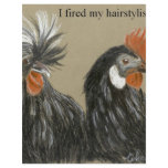 hairstyle chickens letterhead