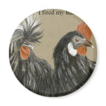 hairstyle chickens magnets