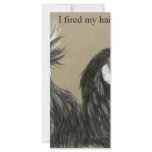 hairstyle chickens rack cards