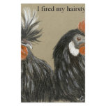 hairstyle chickens stationery