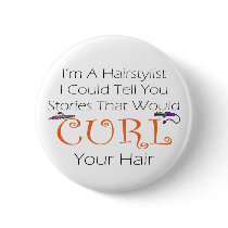 Hairstylist Curl Hair Button