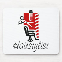 Hairstylist Mouse Pad