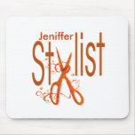 Hairstylist Salon & Spa  Elegant Stylist Design Mouse Pad