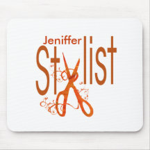 Hairstylist Salon & Spa  Elegant Stylist Design Mouse Pad