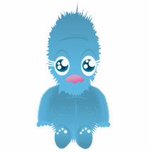 HAIRY ELF BEAR PHOTO CUT OUTS