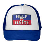 Haiti Cross White Hat
