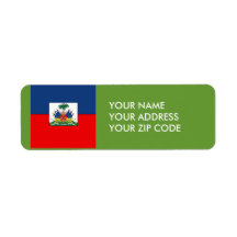 Haiti Custom Return Address Labels