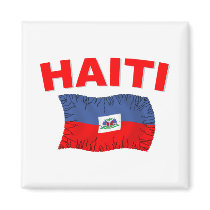 Haiti Earthquake Flag Design Fridge Magnet