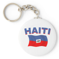 Haiti Flag 2 Keychain
