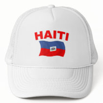 Haiti Flag 3 Trucker Hats