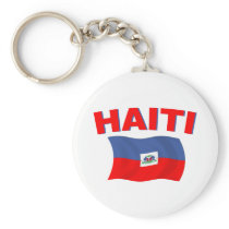 Haiti Flag 4 Keychains