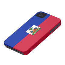 Haiti Flag iPhone 4 Cases