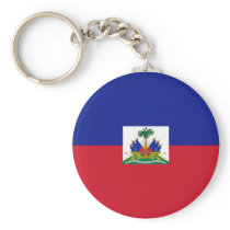 Haiti Flag Keychain