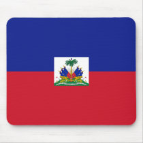 Haiti Flag Mousepad