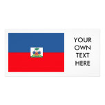 Haiti Flag Personalized Photo Card