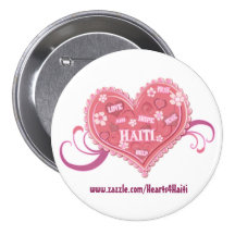 Haiti Relief Valentine Buttons